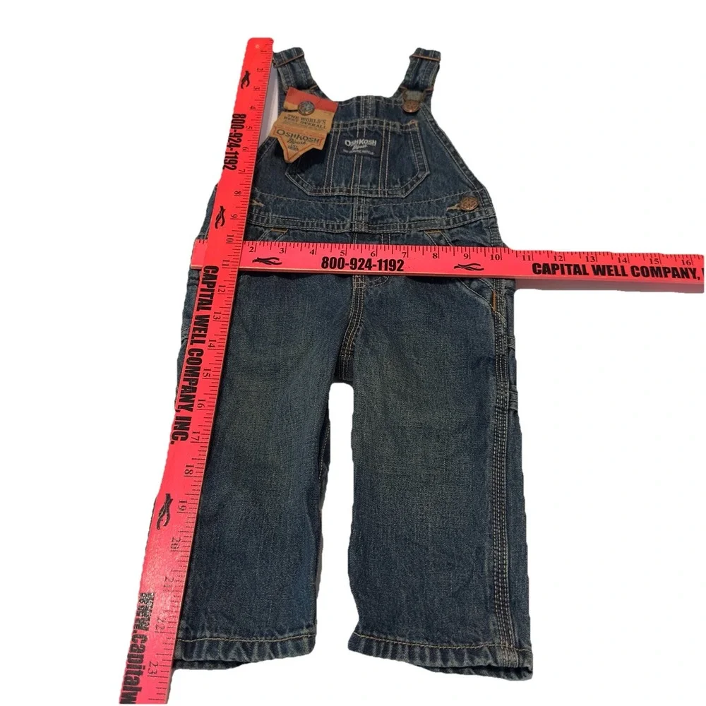 Oshkosh B'gosh Denim Overalls‎ 9 Months NWT